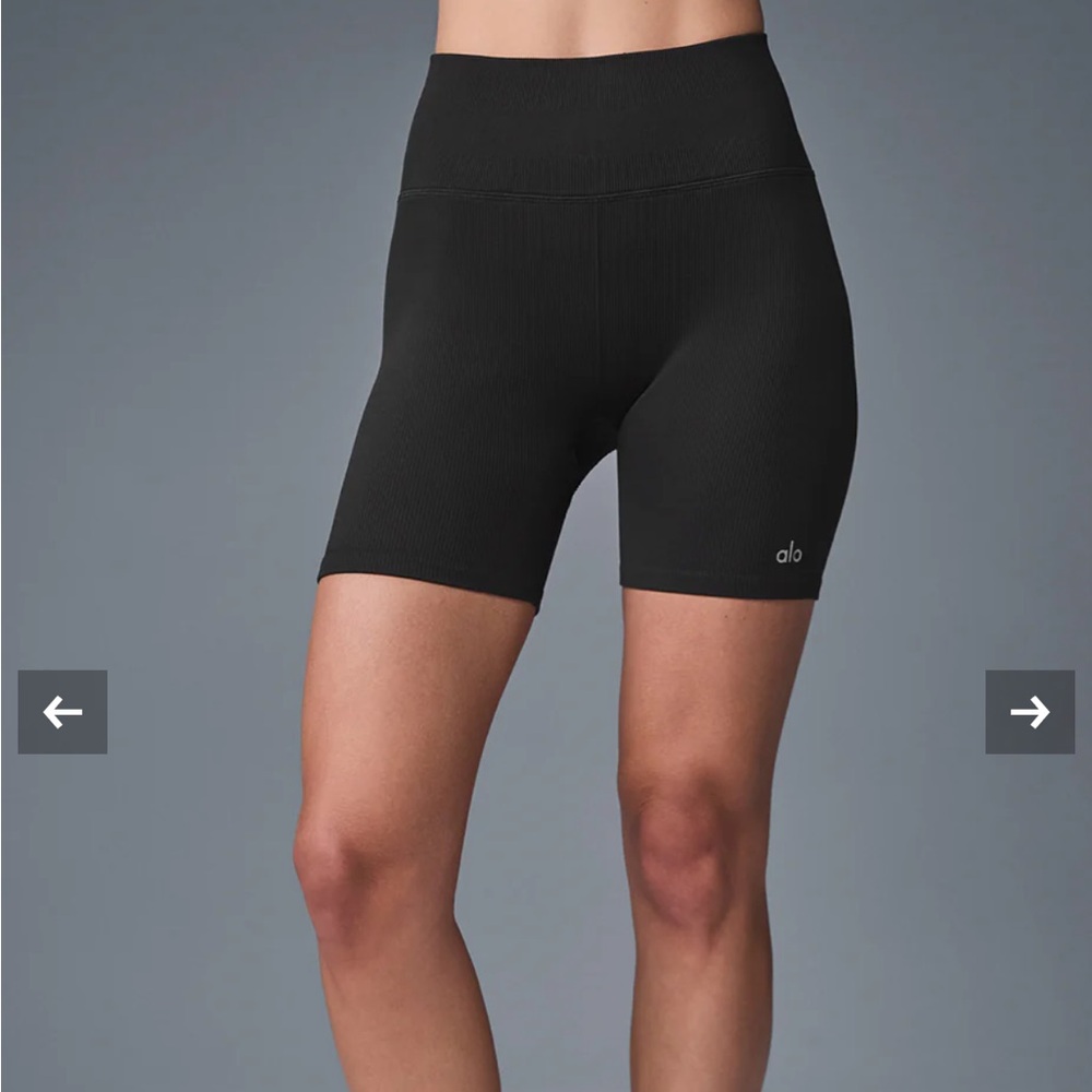 ALO Yoga Black Bike Shorts